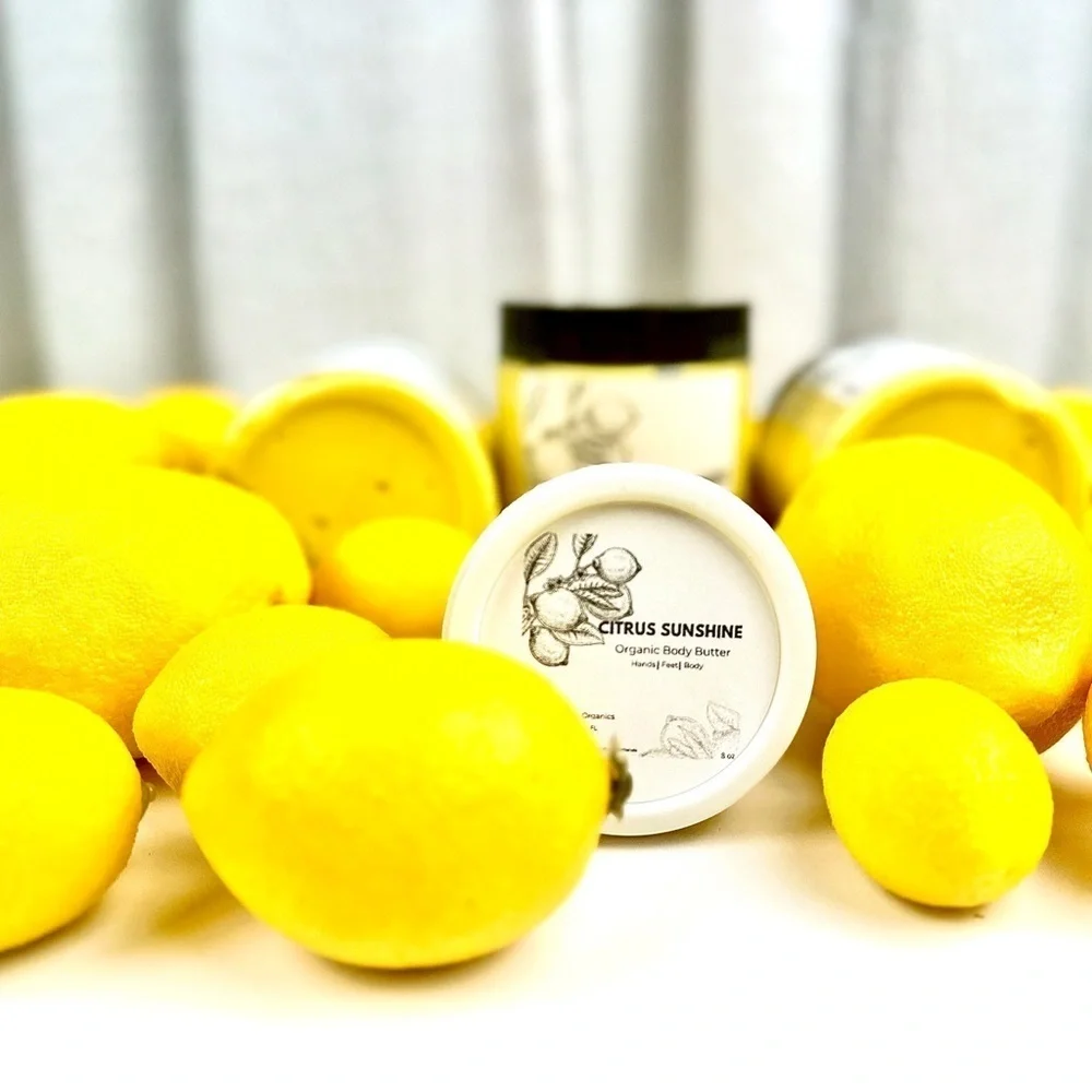 Citrus Sunshine 8oz-Body‎ Butter W/Aloe and essential oils-Grapefruit